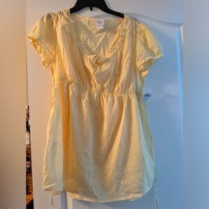 Maternity top- yellow-xl by Motherhood